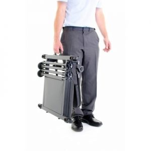 The NuFish Restabox packs down to just 21cm height and 7kg and is carried briefcase style.