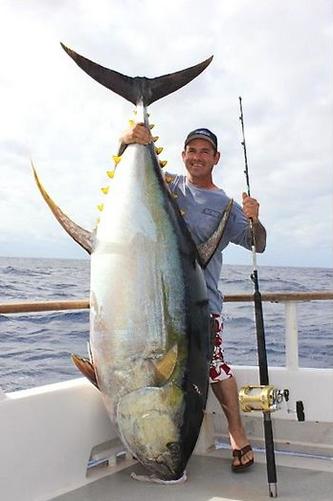 Biggest ever yellowfin tuna