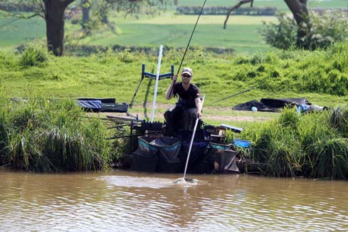 Rob Wootton in action at The Glebe 2014