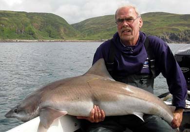 Tope fishing at Loch Ryan