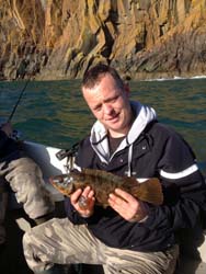 Wrasse fishing Loch Ryan