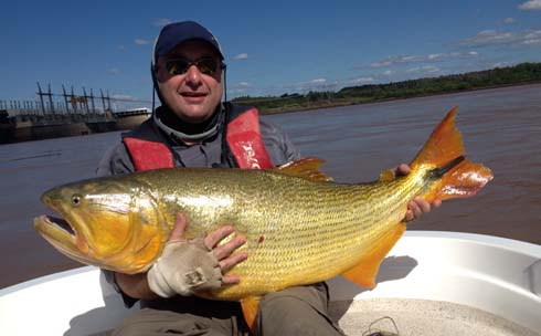 Mark Edwards world record golden dorado 56lb amazon-angler.com