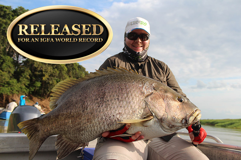 Joshua Pearson PNG black snapper record