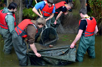 netting and husbandry training