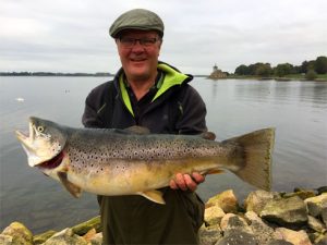Biggest brown trout of the 2016 season from Rutland Water at 13lb 10oz 8dr