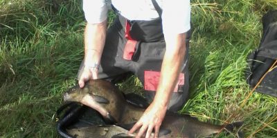 Ivan Marks memorial winner 2017 Roger Wakenshaw with his catch