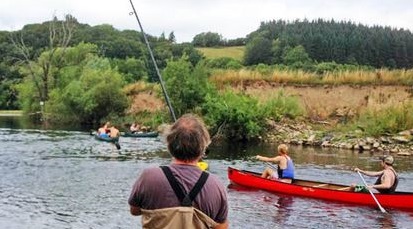 Anglers and canoeists