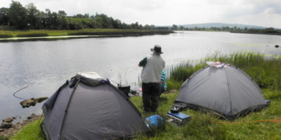 Fishing and camping