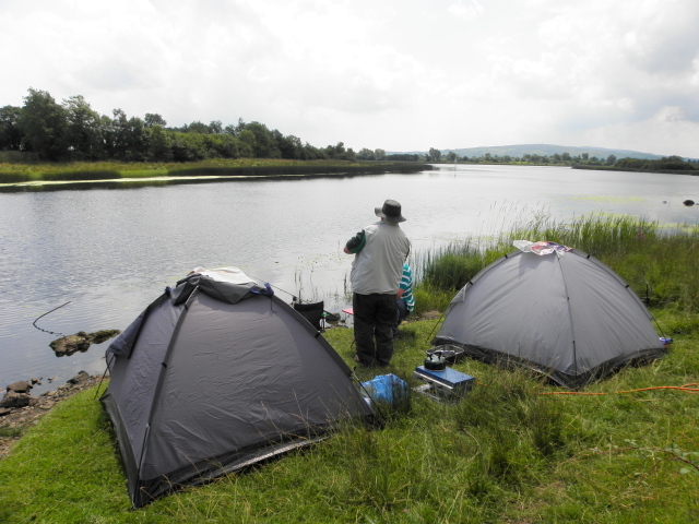 Fishing and camping