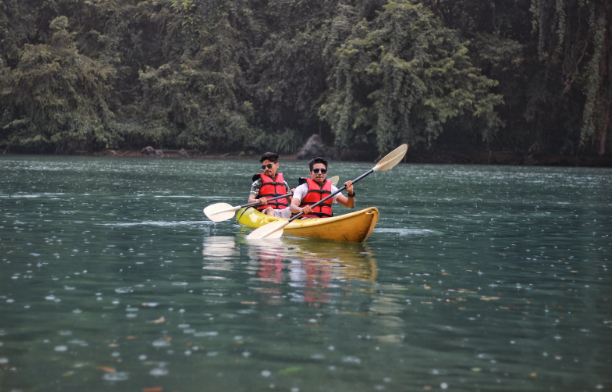 Kayak on freshwater