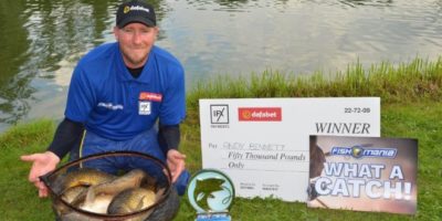 Andy Bennet Fish O Mania Champion 2019