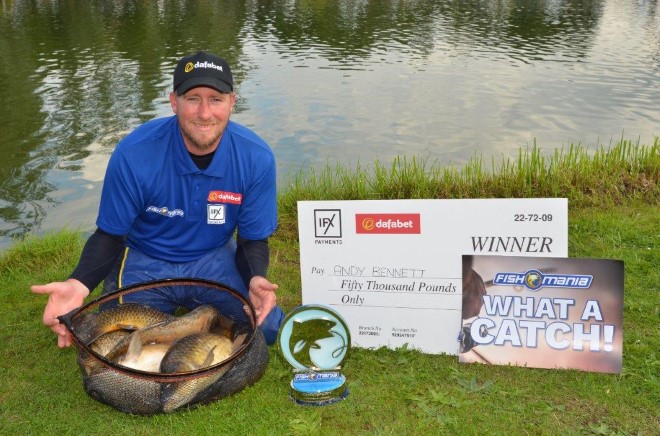 Andy Bennet Fish O Mania Champion 2019