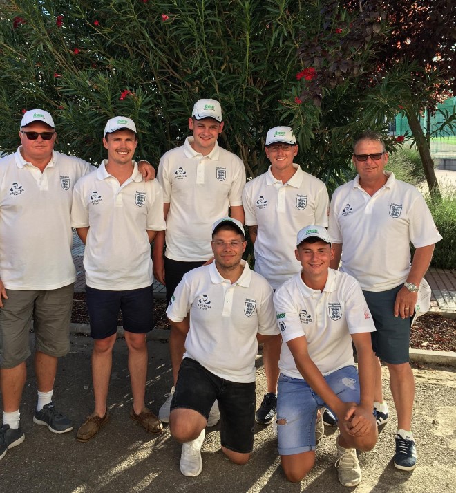 Team England Under 25s match fishing squad 2019