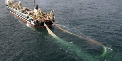 super trawlers in the North Sea