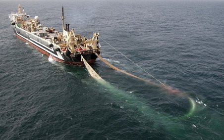 super trawlers in the North Sea