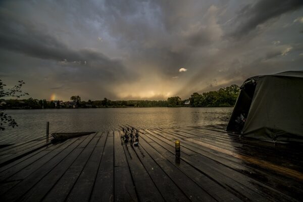 The magical half light moment when the carp often come out to play...