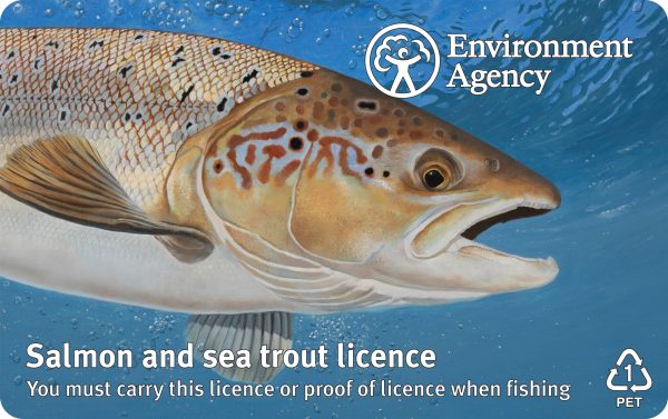 The salmon and sea trout licence for the 2022-2023 season. 