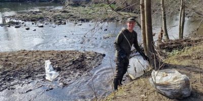 Angler clean up Leybourne Lakes