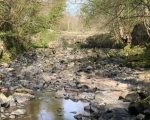 River Crumlin running dry