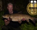 British barbel record River Lea December 2025 at 22lb 3oz