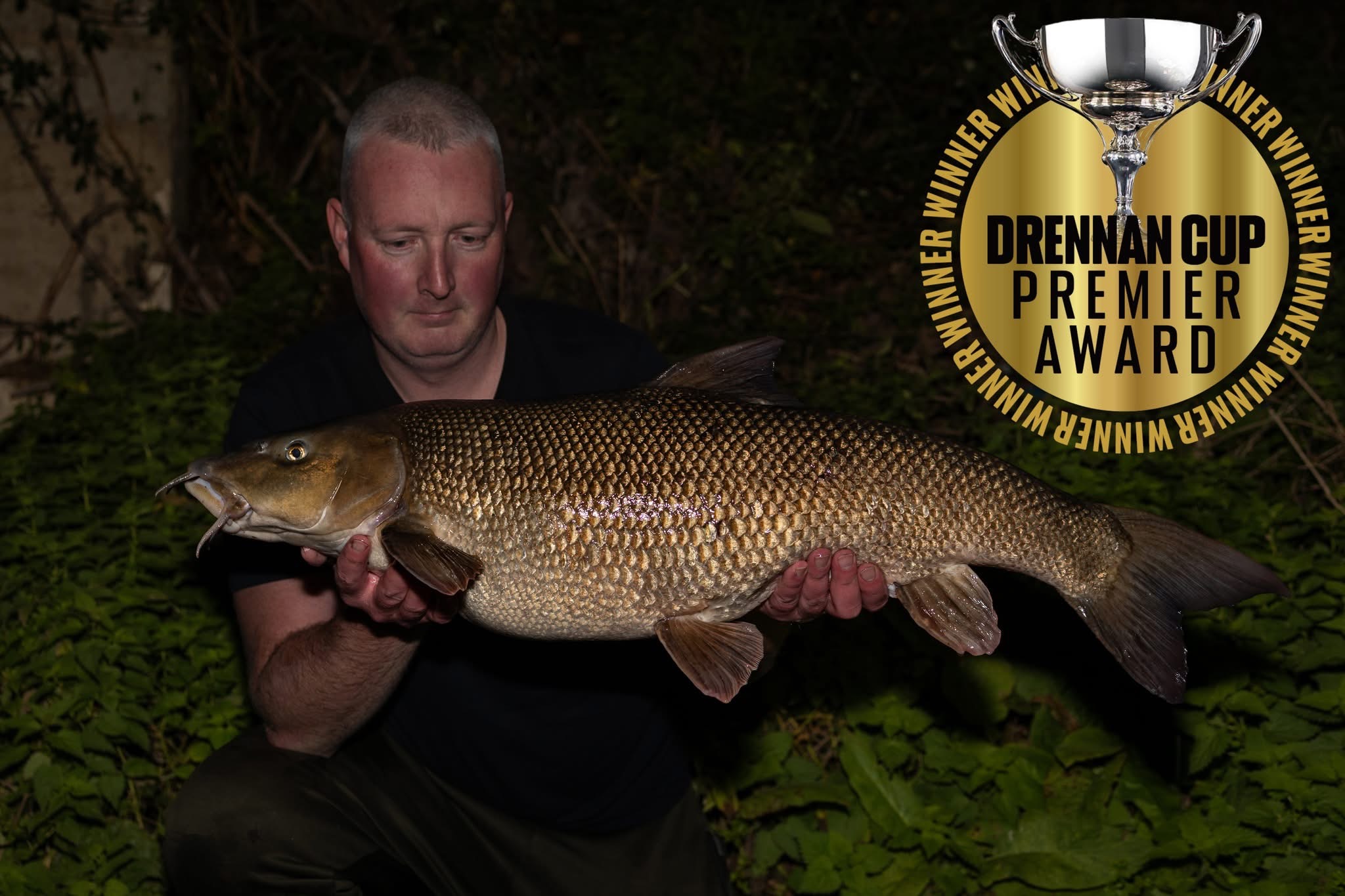 British barbel record River Lea December 2025 at 22lb 3oz